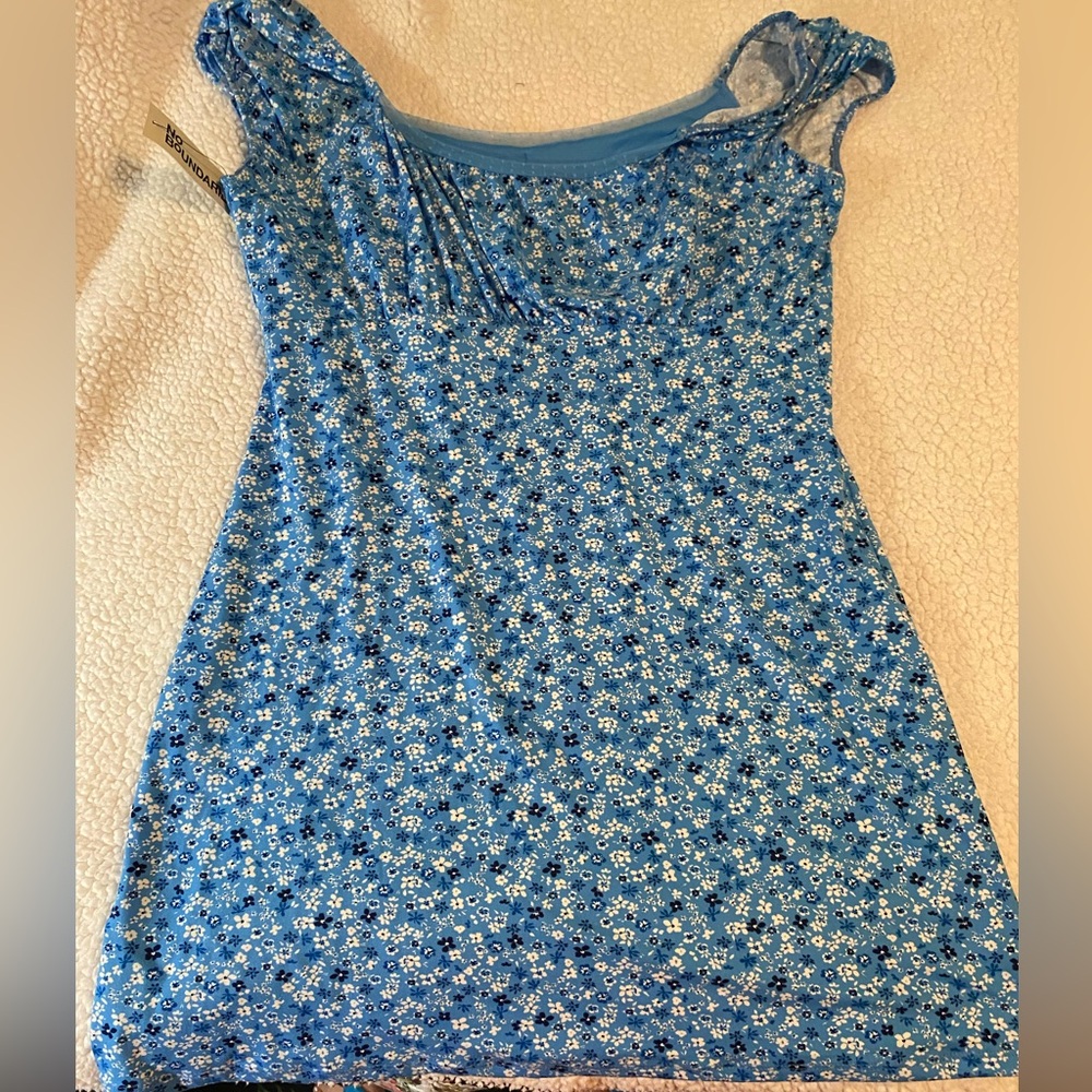 No Boundaries Blue Peasant Dress XL NWT - Picture 6 of 6